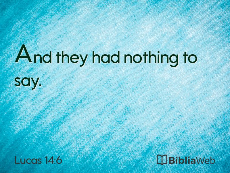 Lucas 14:6 em imagem para compartilhar