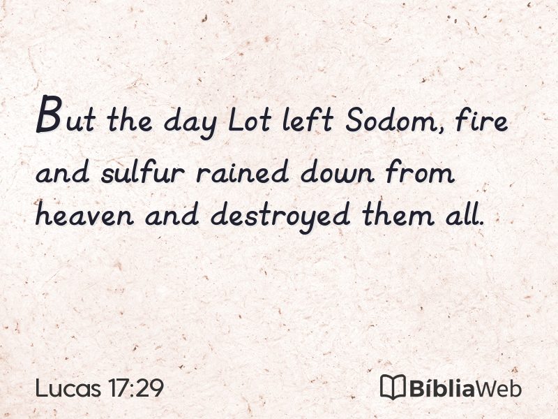 Lucas 17:29 em imagem para compartilhar