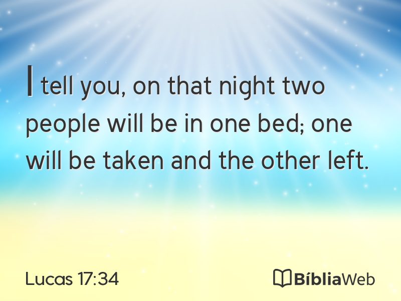 Lucas 17:34 em imagem para compartilhar