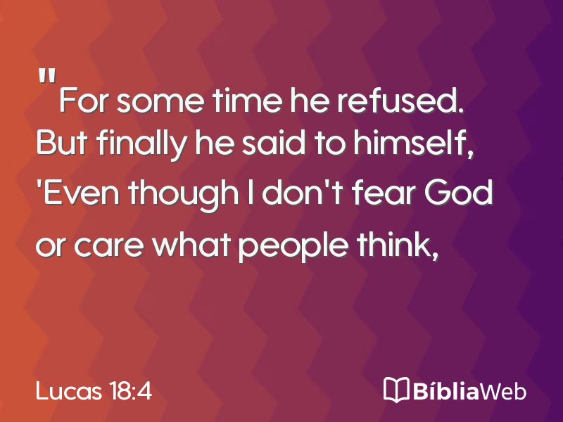 Lucas 18:4 em imagem para compartilhar