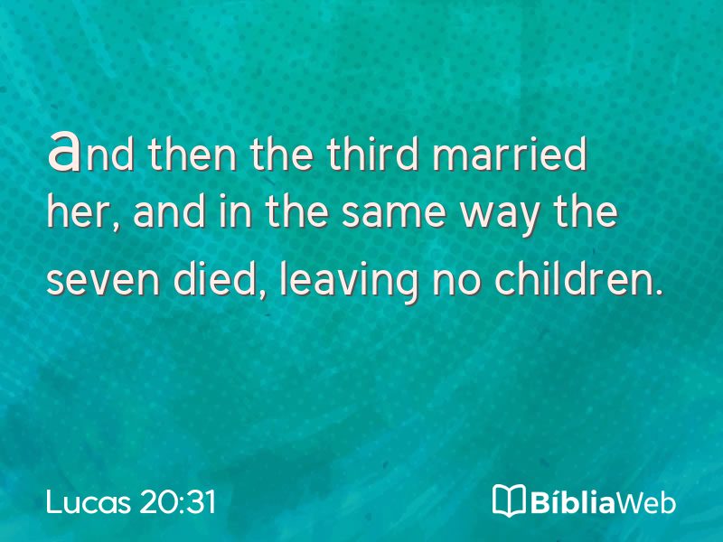 Lucas 20:31 em imagem para compartilhar