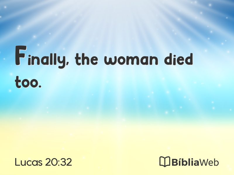 Lucas 20:32 em imagem para compartilhar
