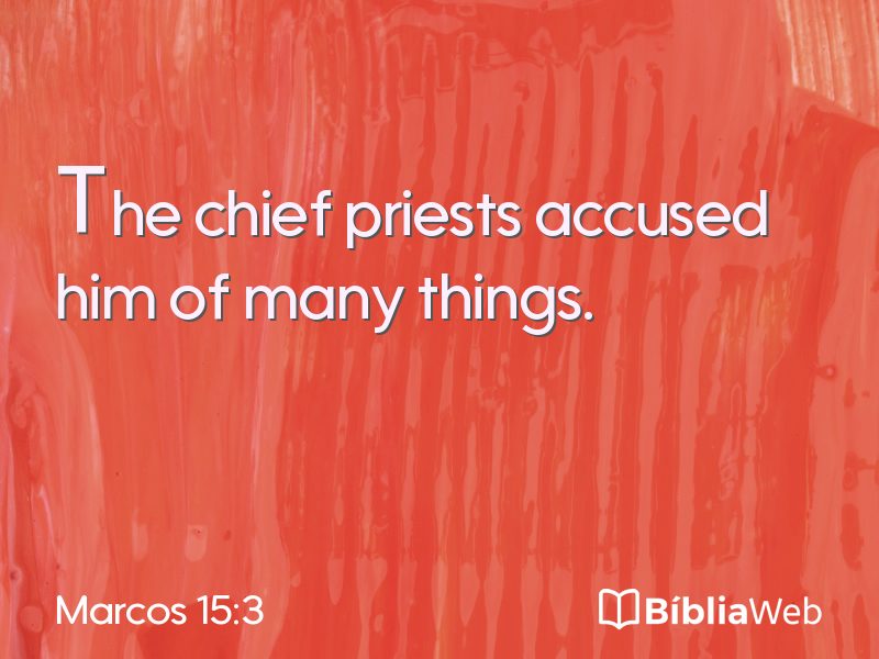 Marcos 15:3 em imagem para compartilhar