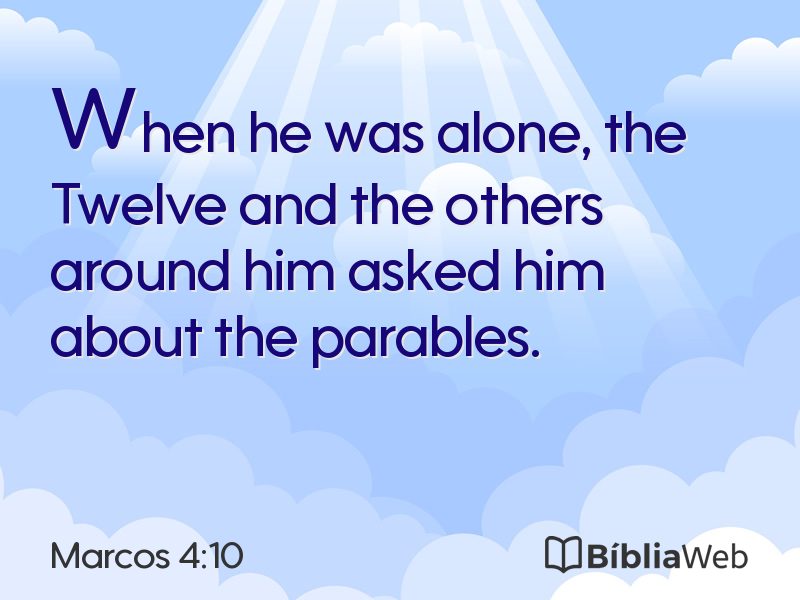 Marcos 4:10 em imagem para compartilhar