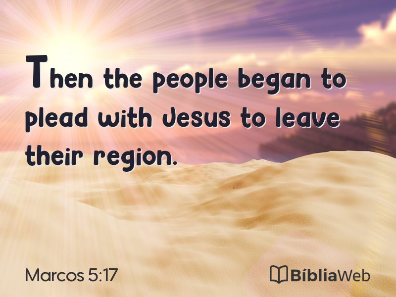 Marcos 5:17 em imagem para compartilhar