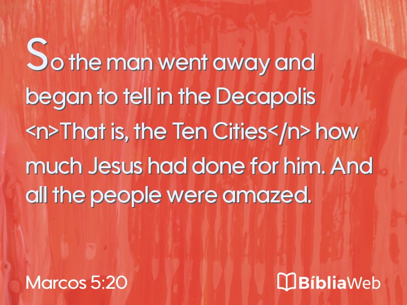 Marcos 5:20 em imagem para compartilhar