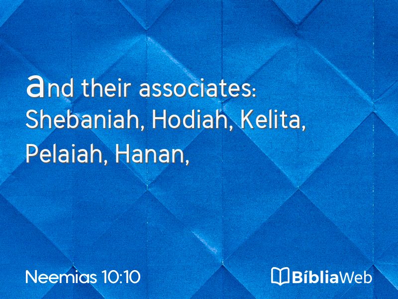 Neemias 10:10 em imagem para compartilhar