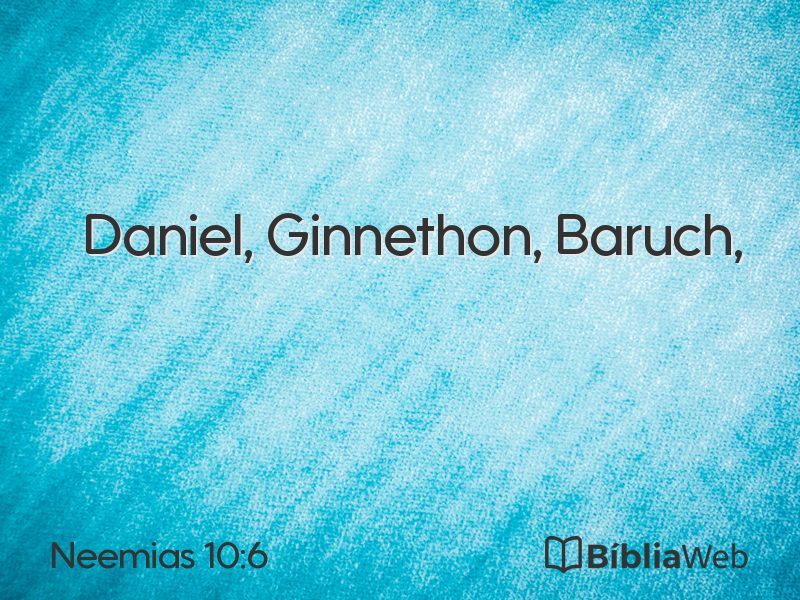 Neemias 10:6 em imagem para compartilhar