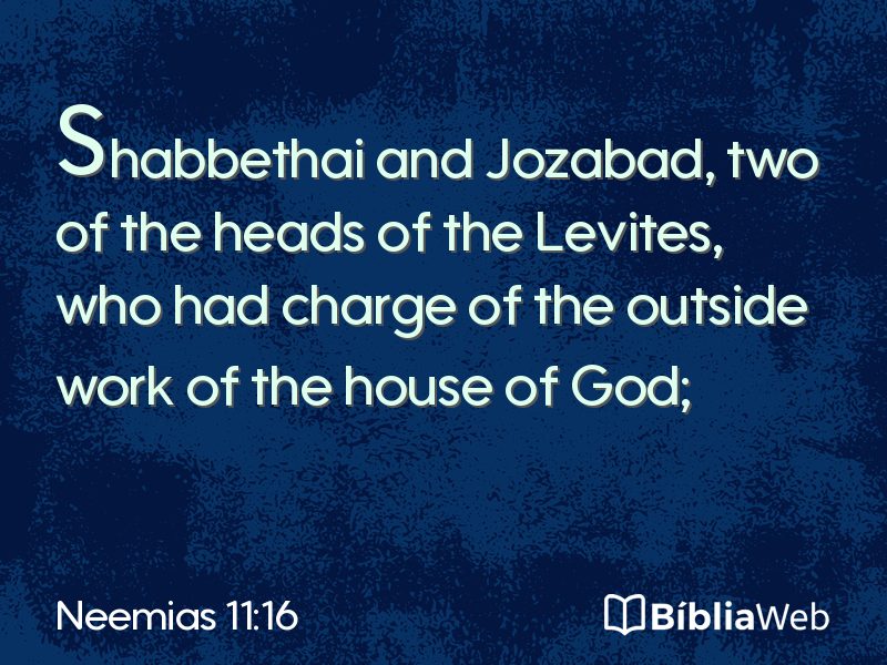 Neemias 11:16 em imagem para compartilhar