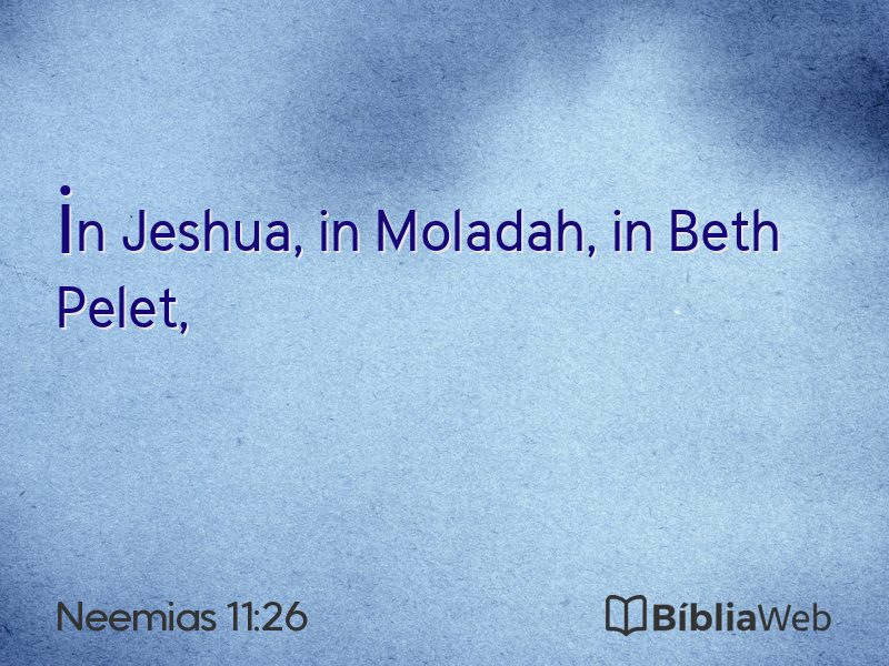 Neemias 11:26 em imagem para compartilhar