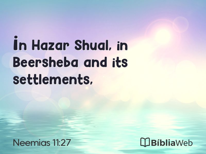Neemias 11:27 em imagem para compartilhar