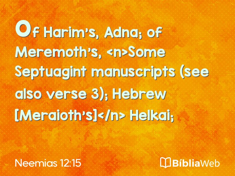 Neemias 12:15 em imagem para compartilhar