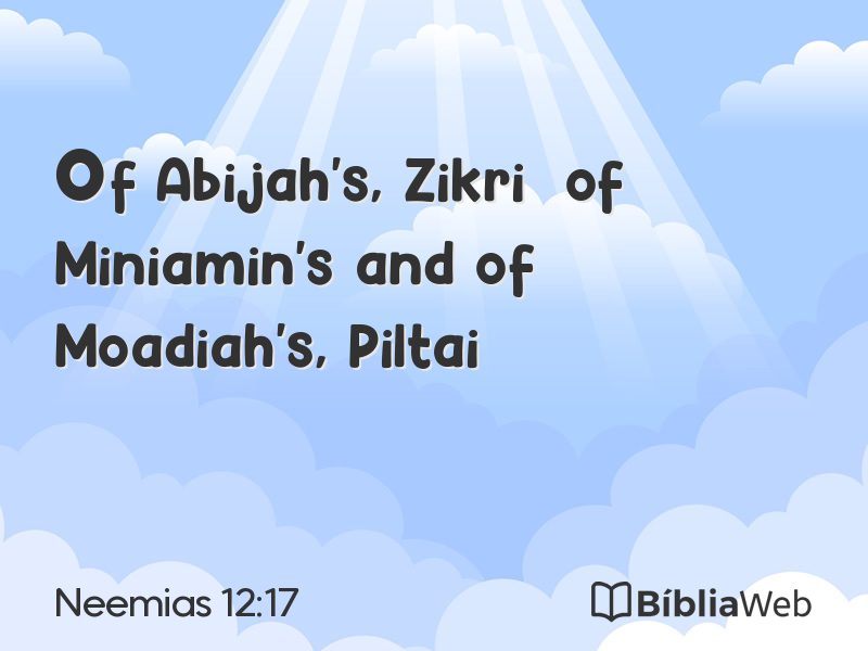 Neemias 12:17 em imagem para compartilhar