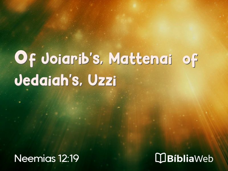 Neemias 12:19 em imagem para compartilhar