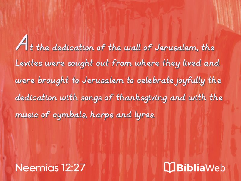 Neemias 12:27 em imagem para compartilhar