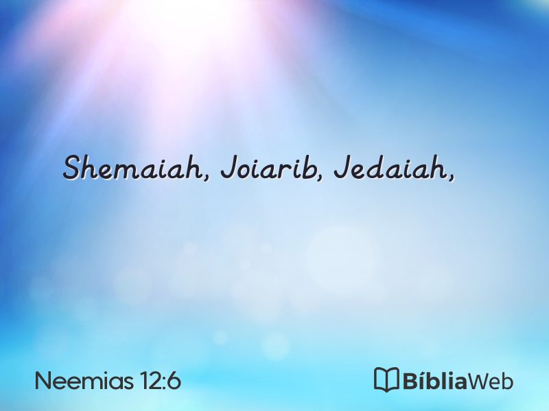 Neemias 12:6 em imagem para compartilhar