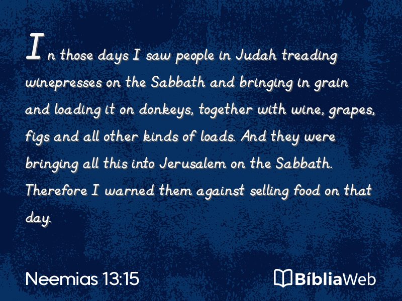 Neemias 13:15 em imagem para compartilhar