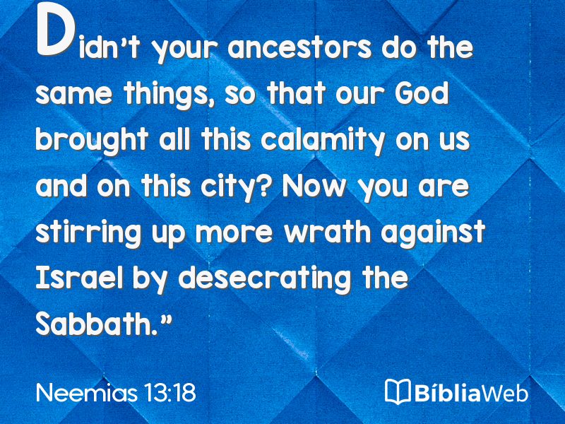 Neemias 13:18 em imagem para compartilhar