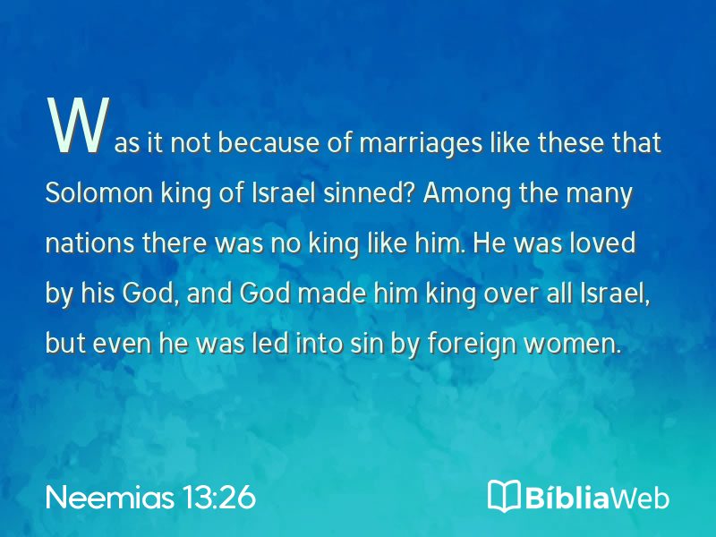 Neemias 13:26 em imagem para compartilhar