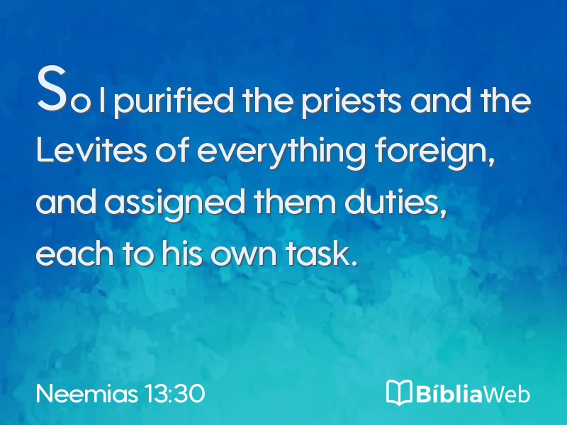 Neemias 13:30 em imagem para compartilhar