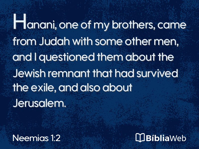 Neemias 1:2 em imagem para compartilhar
