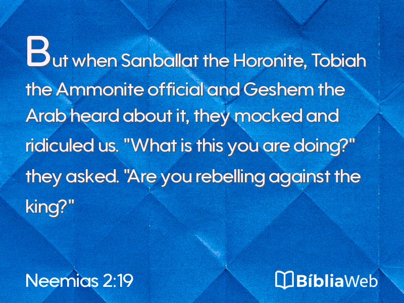 Neemias 2:19 em imagem para compartilhar