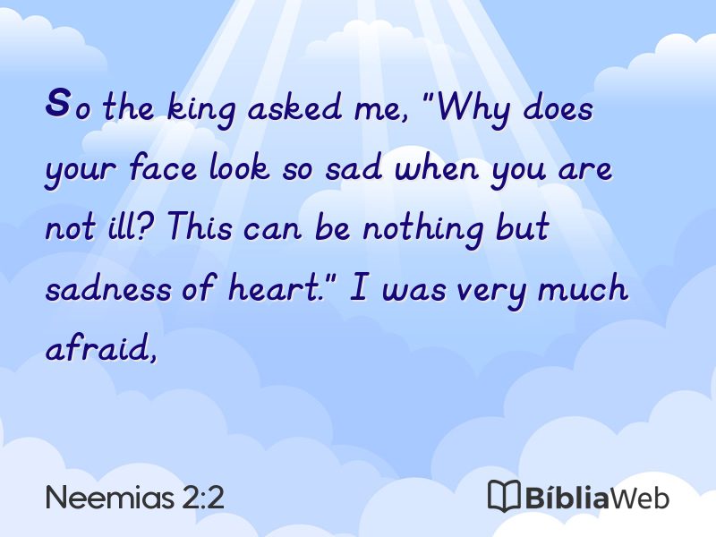 Neemias 2:2 em imagem para compartilhar