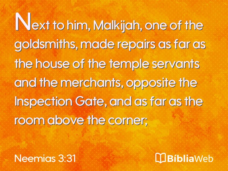 Neemias 3:31 em imagem para compartilhar