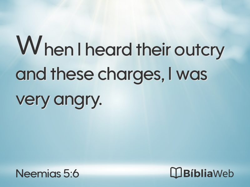 Neemias 5:6 em imagem para compartilhar