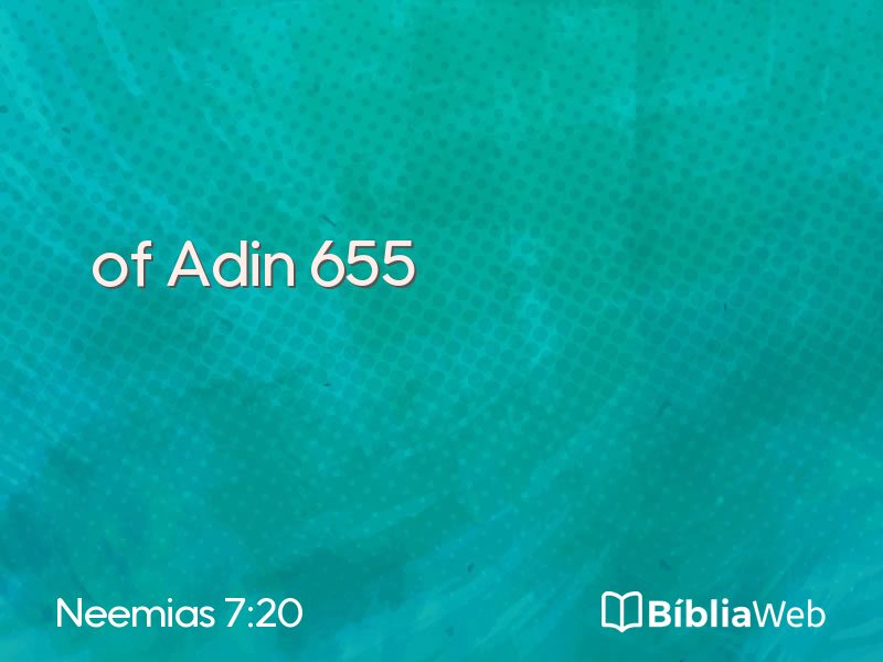 Neemias 7:20 em imagem para compartilhar