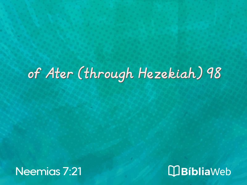 Neemias 7:21 em imagem para compartilhar
