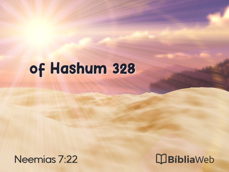 Neemias 7:22 em imagem para compartilhar