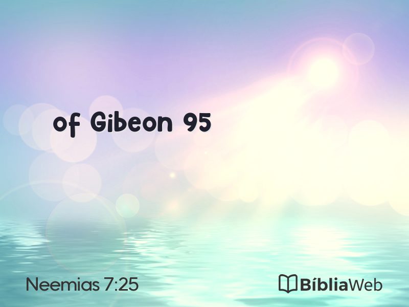 Neemias 7:25 em imagem para compartilhar