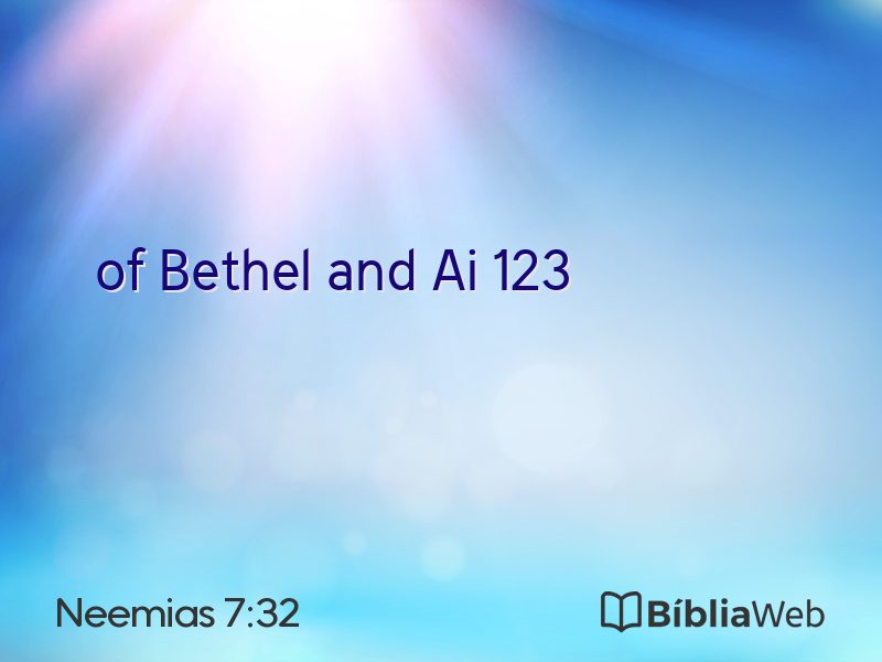 Neemias 7:32 em imagem para compartilhar
