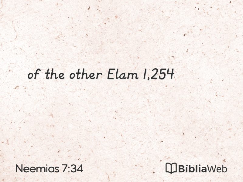 Neemias 7:34 em imagem para compartilhar