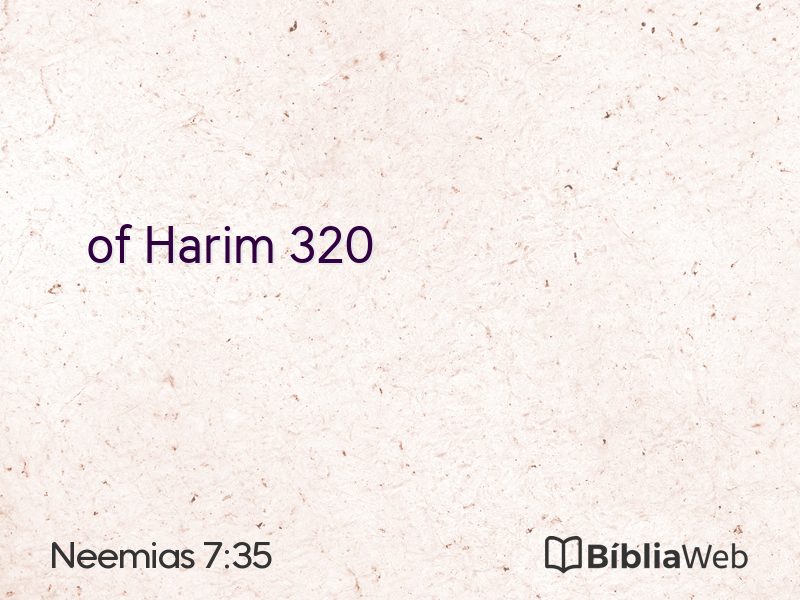 Neemias 7:35 em imagem para compartilhar