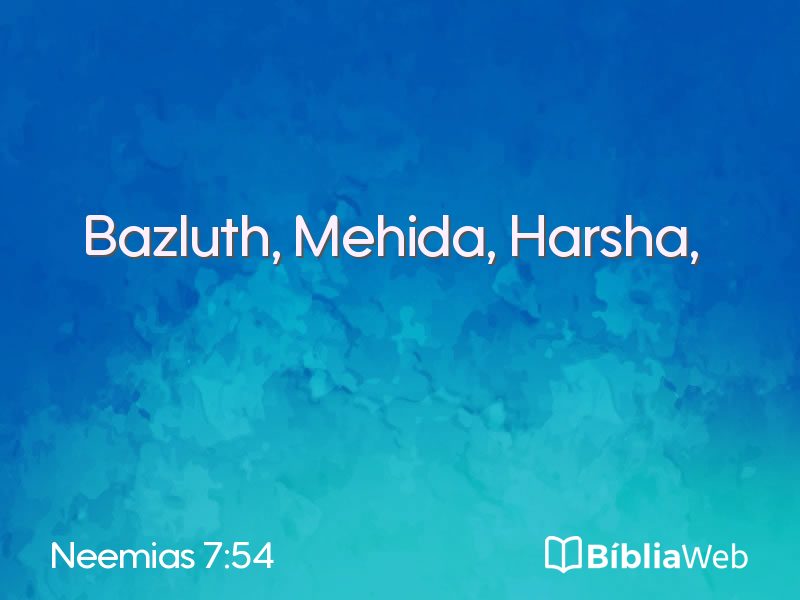 Neemias 7:54 em imagem para compartilhar