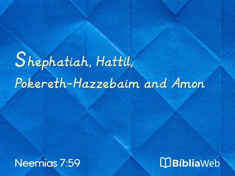 Neemias 7:59 em imagem para compartilhar