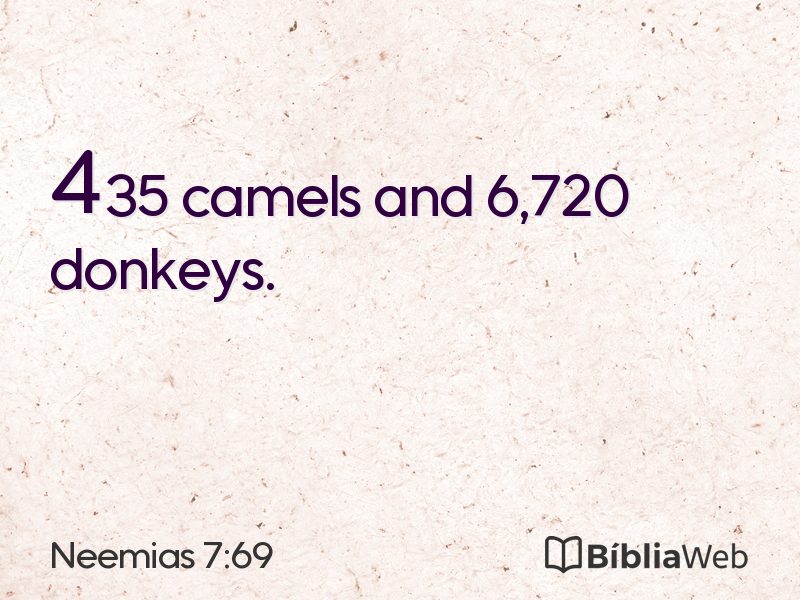 Neemias 7:69 em imagem para compartilhar