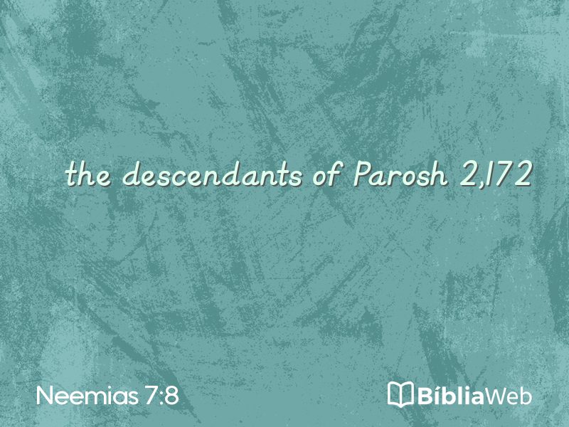 Neemias 7:8 em imagem para compartilhar