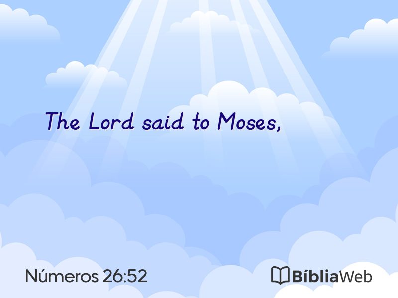 Números 26:52 em imagem para compartilhar
