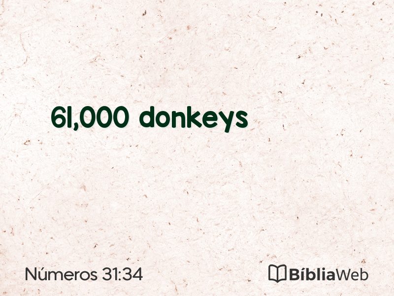 Números 31:34 em imagem para compartilhar