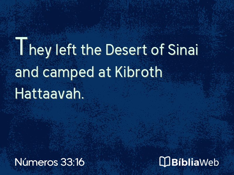 Números 33:16 em imagem para compartilhar