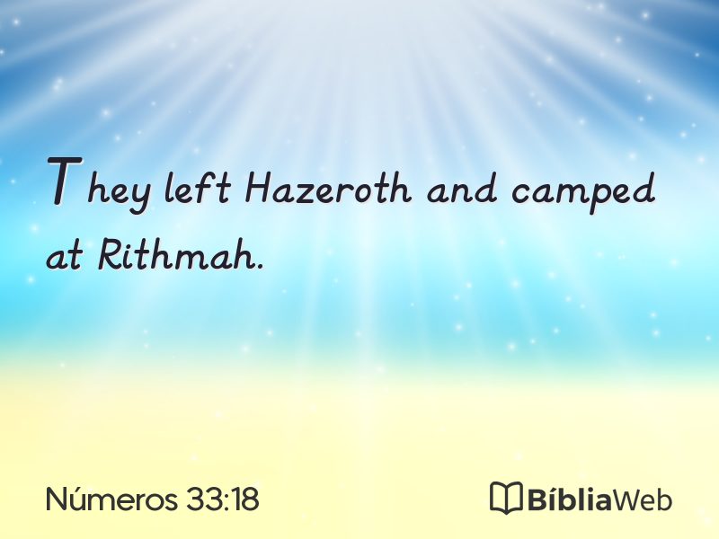 Números 33:18 em imagem para compartilhar
