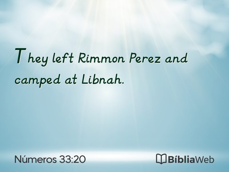 Números 33:20 em imagem para compartilhar