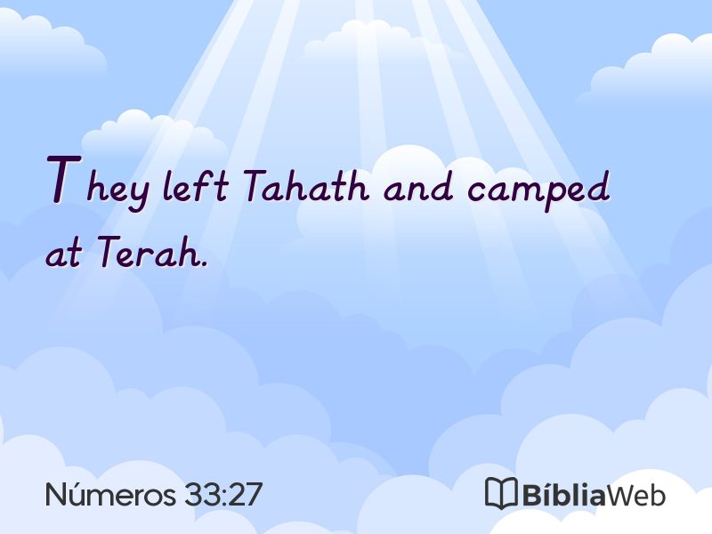 Números 33:27 em imagem para compartilhar