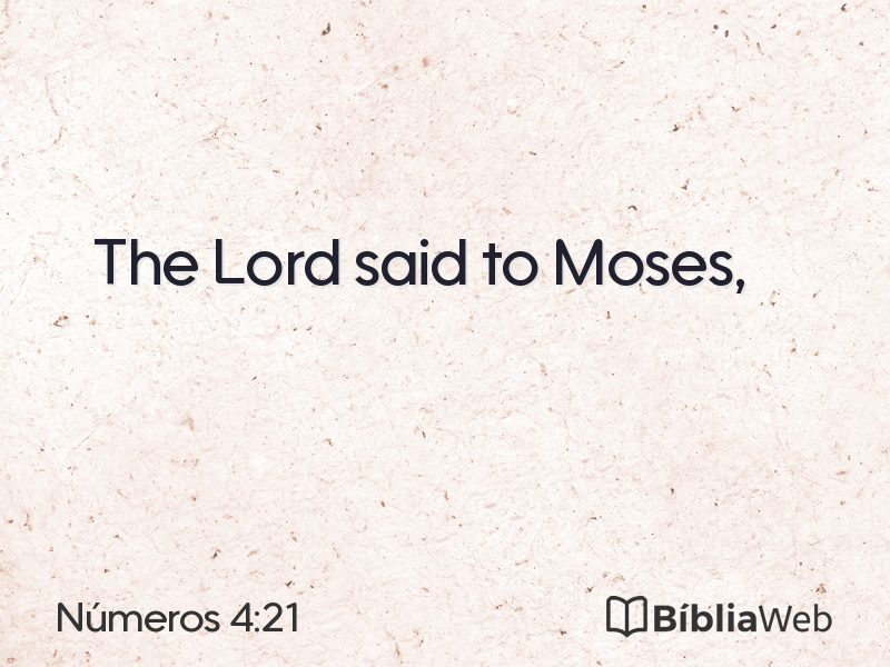 Números 4:21 em imagem para compartilhar