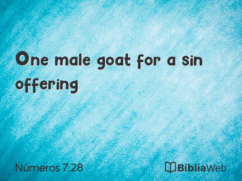 Números 7:28 em imagem para compartilhar