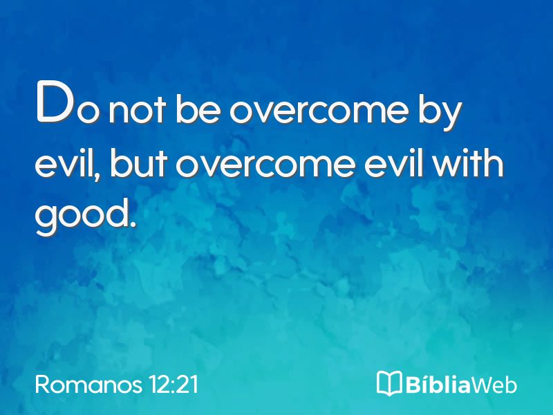 Romanos 12:21 em imagem para compartilhar