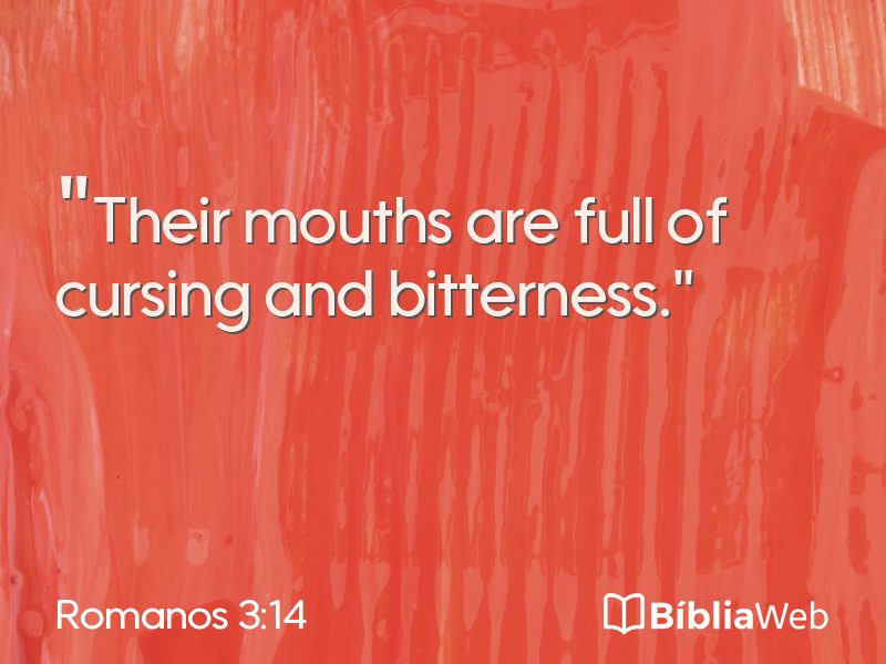 Romanos 3:14 em imagem para compartilhar